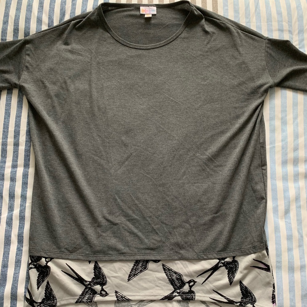 XXS EUC LuLaRoe Colorblock Irma Tunic